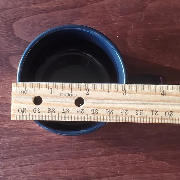 Danica Heirloom Tempo Mug 9oz Midnight Blue  Textured Stoneware Whimsical - Picture 8 of 8